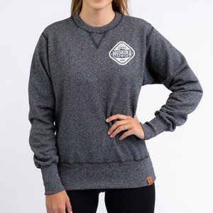Muskoka Bear Wear Ladies Grey Camp Crew Neck